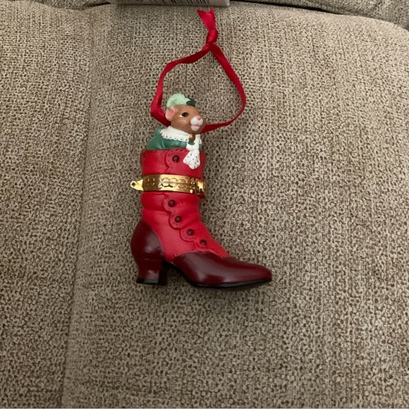 🌸3 for $18🌸 Hallmark Christmas Ornament 2000, Fashion Afoot Cute Mouse in Boot - Picture 1 of 12